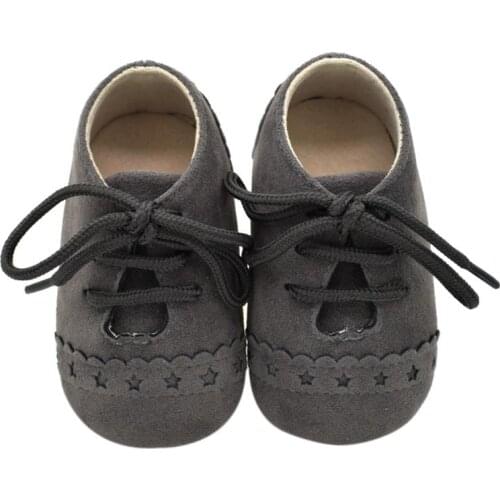 Newborn Baby Shoes Girls Boys Soft Warm Nubuck Leather Prewalker Anti-slip Shoes Canvas Sports Sneakers Moccasins Footwear Shoes
