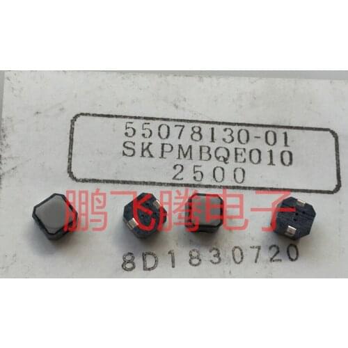 Original new 100% SKPMBQE010 silent silicone touch switch 6*6*4.3 patch 2pin mute reset button micro motion