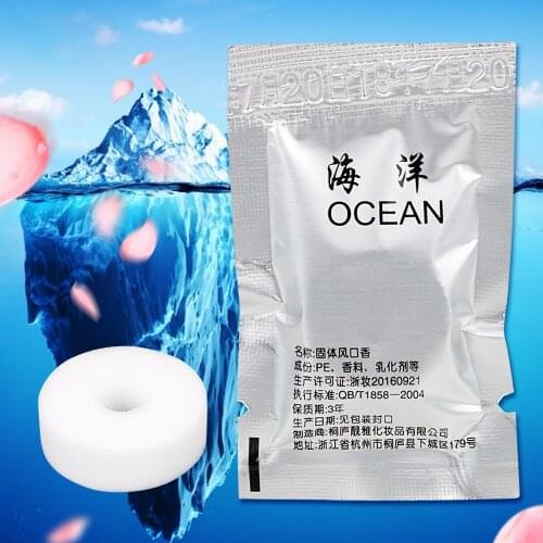 Car Air Freshener Solid Pill Fragnace Diffusion Oil Fragnace Pad Auto Perfume Replacement Car-styling for Car Vent Clip Perfume