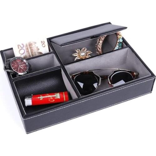 Hot DIY Rings Bracelets Gift Box Jewelry Storage Tray Jewellery Organizer Earrings Holder Small Size Fit Most Room Space