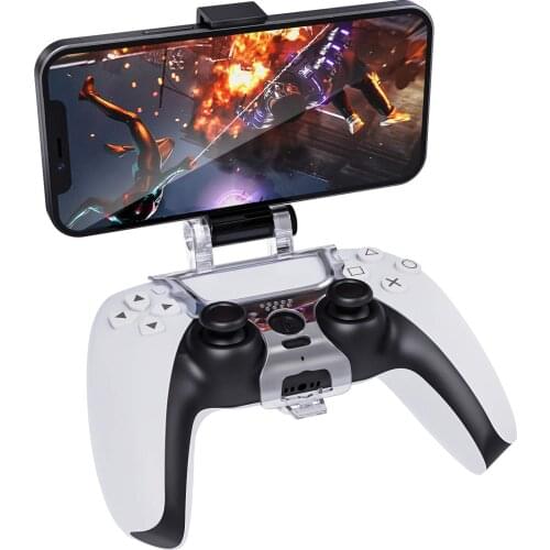 For PS5 Controller Smart Phone Clip Stand Mobile Phone Holder Gamepad Joystick for Sony PlayStation 5 Controller Accessories
