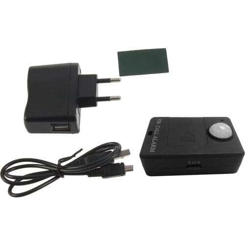 Anti-theft Motion Detector Mini GSM PIR Alarm Motion Sensor Alarm Infrared Wireless GSM Alarm With EU Plug High Sensitivity