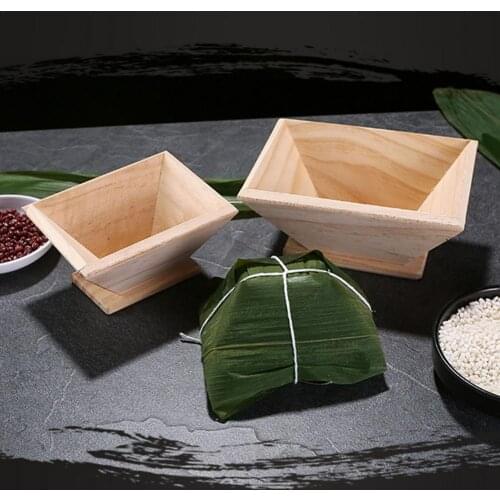 DIY Multi-Shape Dumpling Mould Household Manual Bao Zongzi Tool Wooden Triangle/Square Fast Bao Zongzi Artifact Kitchen Gadgets