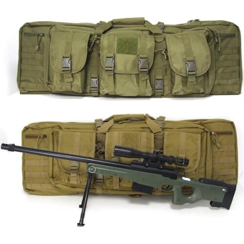 36inch/90cm Rifle Bag Tactical Gun Airsoft Backpack Military Hunting Double Rifles Carrying Case for M4a1 AR15 Outdoor Shooting