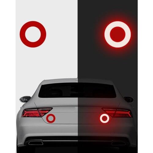 TECKZOOM car tail night warning reflector Safety decorate sticker