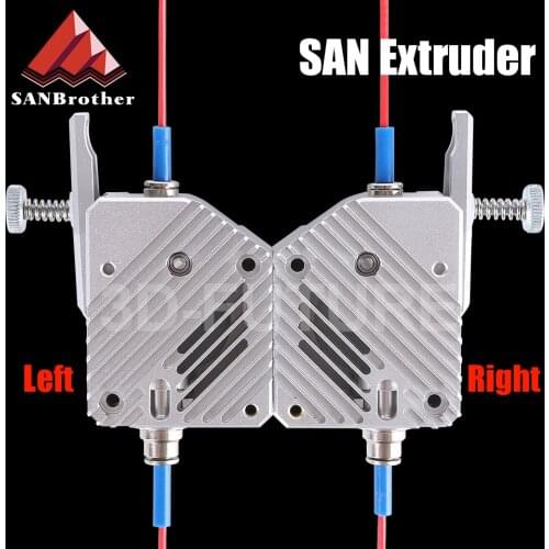 High Quality Dual Gear All Metal Bmg Extruder Bowden Dual Drive Extruder For 3d Printer Mk8 Cr-10 Prusa I3 Mk3 Ender 3