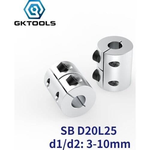 D20XL25 High Precision Rigid Coupling 3D Printers Parts Aluminium alloy Shaft Coupler Screw For Stepper Motor Accessories parts