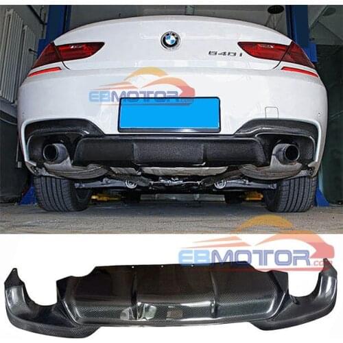 Real Carbon Fiber Rear Diffuser For BMW F06 F12 F13 Grand Coupe 640i B289