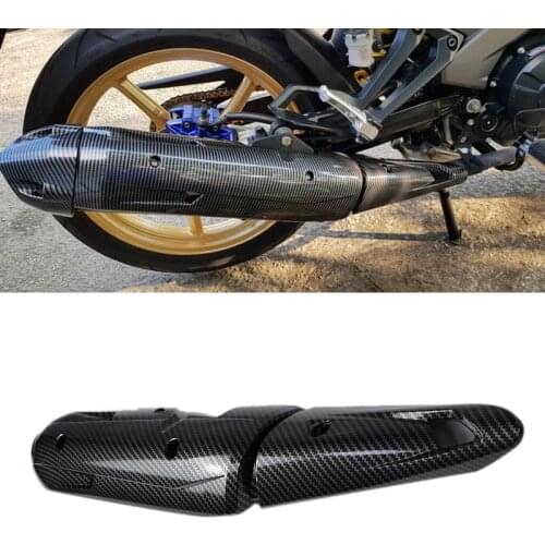 Motorcycle Exhaust Pipe Cover Guard Heat Shield Anti-Scalding Shell for Yamaha LC150 Y15Zr V1 V2 Y15