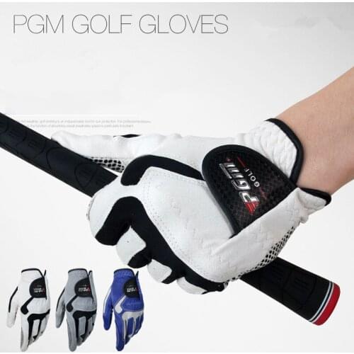 1 Pc Mens Gloves Golf Sport Accessories Pgm Motorcycle Mittens Driving Bike Cycling White Left Handed Gloves