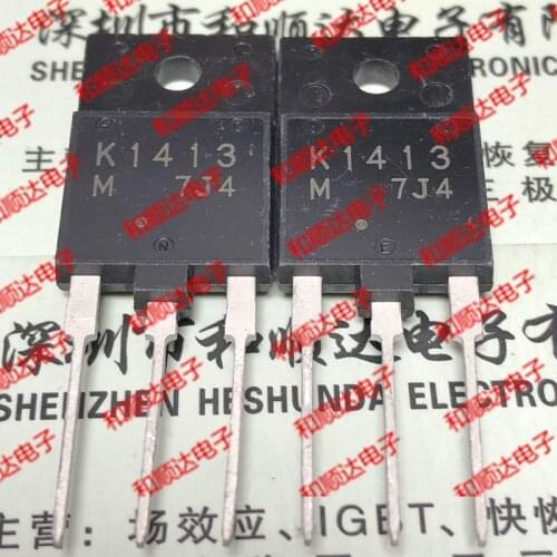 10pcs/lot K1413 2SK1413 brand new spot TO-3PF 1500V 2A
