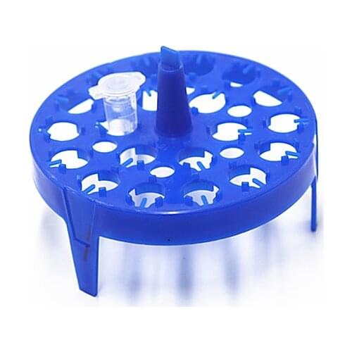 2 piece laboratory rack for 2ml,1.5ml centrifuge pipe text tube Plastic circular floating Storage tray 20 holes