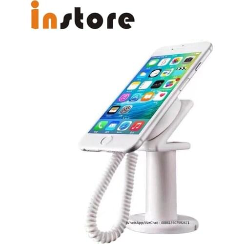 20 Pcs Mobile Phone Retractable Anti Theft Display Stand With Srping Cable
