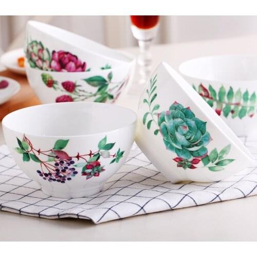 4.5 inch, bone china small bowl, sauce serving for dinner, Chinese painting ceramic bowl, kids rice bowl, cute ice cream bowl