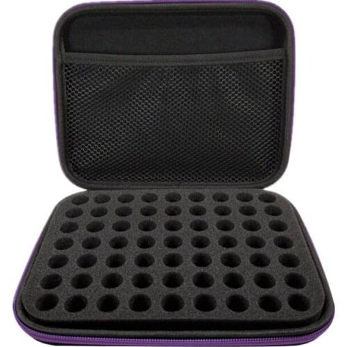 63 Grid EVA Essential Oils Carrying Case with Foam Insert and Carrying Handle CLH@8