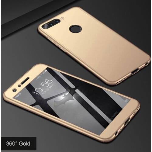 360 Full Cover Case On Huawei Y6 Y5 Prime 2018 Cover For Huawei Y5 Y6 2018 Case With Tempered Glass