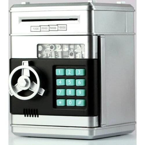 Kids Cartoon Electronic Money Bank Security Piggy Bank Mini ATM Password Coins Money Savings Box Smart Voice Toys LESHP Piece
