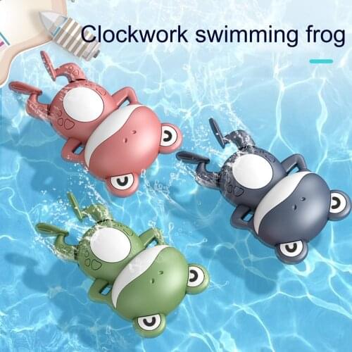 Baby Bath Toys 0 12 Months for Kids Swimming Pool Water Game Wind-up Clockwork Animals Frog for Children Water Toys Gifts