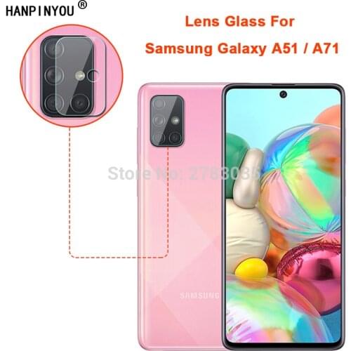 For Samsung Galaxy A51 A71 A81 A91 Note 10 S10 Lite Clear Ultra Slim Back Camera Lens Protector Len Cover Tempered Glass Film