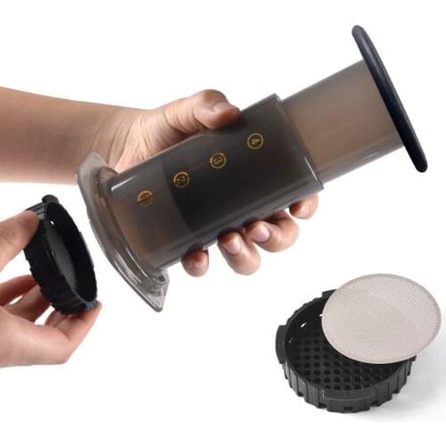 Portable French Pressure Coffee Machine Filter Reusable Replacement Coffee Filter Coffee Maker Gadgets Coffeeware Coffee Supply