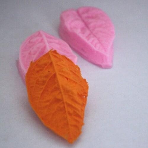 Leaf shape mold clay mould cake molds soap chocolate mould for the kitchen baking FM072