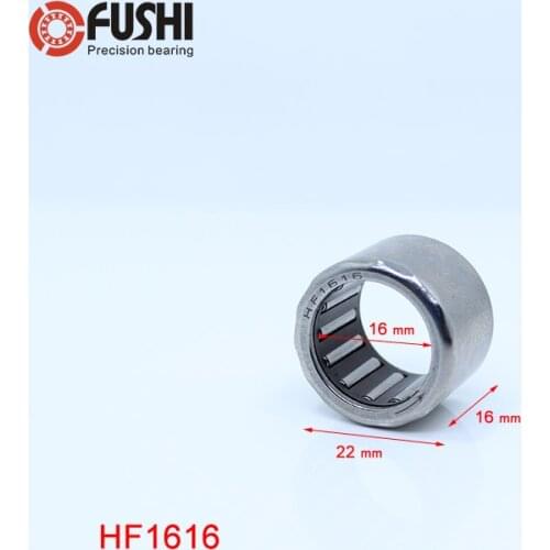 HF1616 Bearing 16*22*16 mm ( 10 PCS ) Drawn Cup Needle Roller Clutch HF162216 FC-16 Needle Bearing