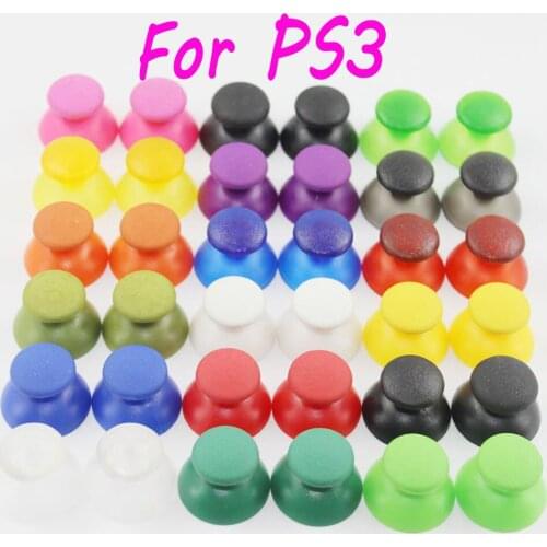 JCD 100 PCS Replacement Original 3d analog Cap Cover for Sony Dualshock for Playstation 3 PS3 Controller joystick
