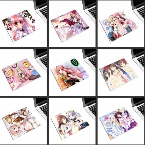 XGZ Russian Promotional Anime Mouse Pad Cartoon Cute Sweet Girl Computer Keyboard Table Mat Washable Coaster Rubber Non-slip