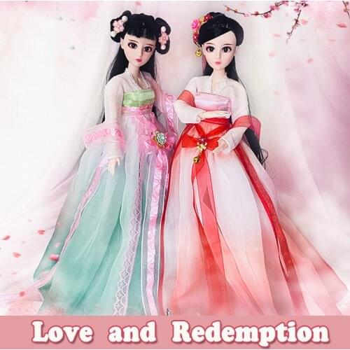 Handmade Chinese HanFu Princess 1/6 Bjd Doll 30CM Love and Redemption XuanJi Girl Jointed Dolls Toys For Girls Birthday Gift