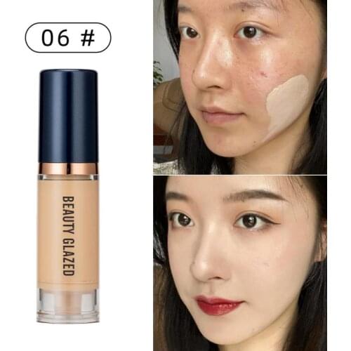 Full Coverage Matte Foundation Light Concealer Brighten Face Base Tone Whitening Face Makeup Longlasting Liquid Cosmetic TSLM2