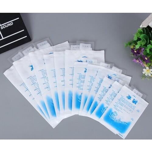 10pcs/lot Reusable Gel Ice Bag Insulated for Wine Bar Accesorries Dry Cold Ice Pack Gel Cooler Bag for Food Fresh Food