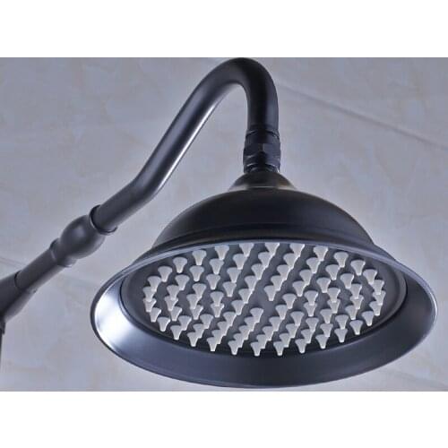 Oil Rubbed Bronze Shower Head 8.2 inch Round Rainfall Shower Head Bathroom Shower Head Rain Shower Ksd248