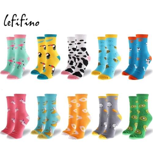 Good Cute Mouse Women Cotton Socks 2020Harajuku Cartoon Animal Funny Winter Animal Hip Hop Crew Street Happy Socks Drop shipping