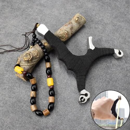 New Slingshot High Precision and Comfortable Grip Slingshot Package with Rubber Band Professional for Outdoor Hunting Shooting