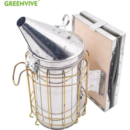 Beekeeping Smoker Stainless Steel Manual Beehive Smoke Transmitter Kit Beekeeping Tool Apiculture Beekeeping Tool Smoke Sprayer