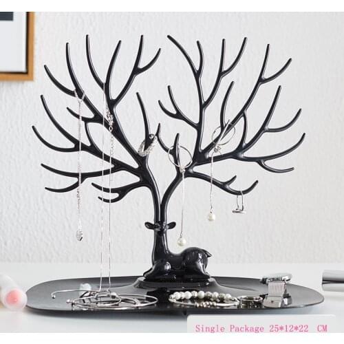 Multicolor Deer Necklaces Rings Earrings Pendants Bracelets Jewelry Boxes And Jewelry Display Racks Trays Trees To Store Jewelry