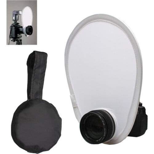Fold 30cm Small On Camera Diffuser For Canon Nikon DSR Camera Speedlite