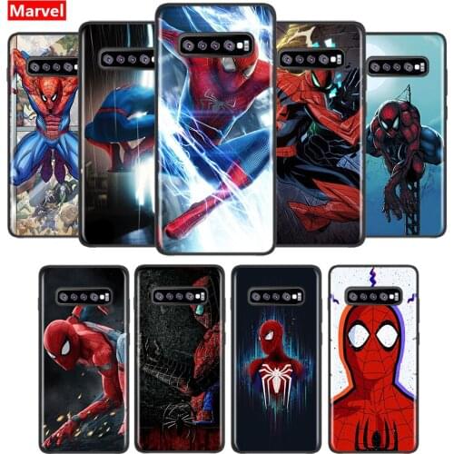 Marvel Avengers Spider-Man Super Hero For Samsung Galaxy S21 S20 FE Ultra S10 Lite S9 S8 Plus S7 S6 Soft TPU Silicone Phone Case