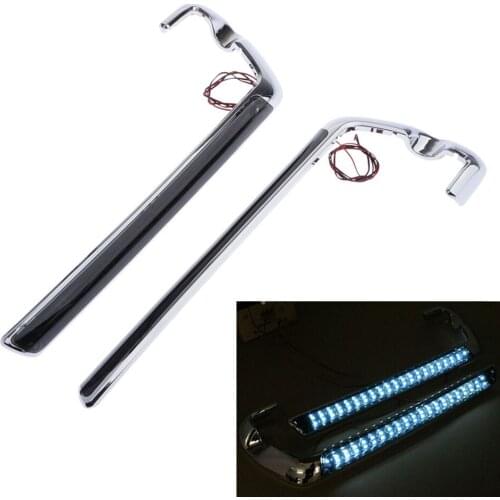 LED Saddlebag Run Brake Turn Lamp Light Red / Smoke Lens Universal For Harley most Motorcycle 2014-2018