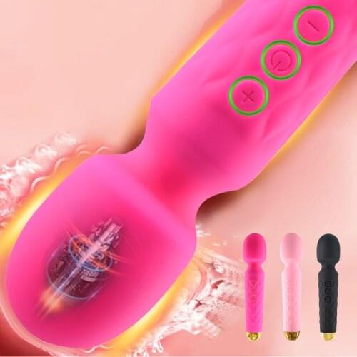 16 Modes AV Vibrator Magic Wand Massager Womens Sex Toys Powerful G Spot Vibrating Dildo Clitoris Stimulator Vibrator Woman 5