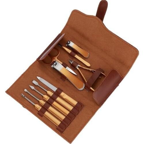 Professional Stainless Steel Nail Nail Clippers Set Nail Manicure Pedicure Tools For Gift Utility 10 Pieces