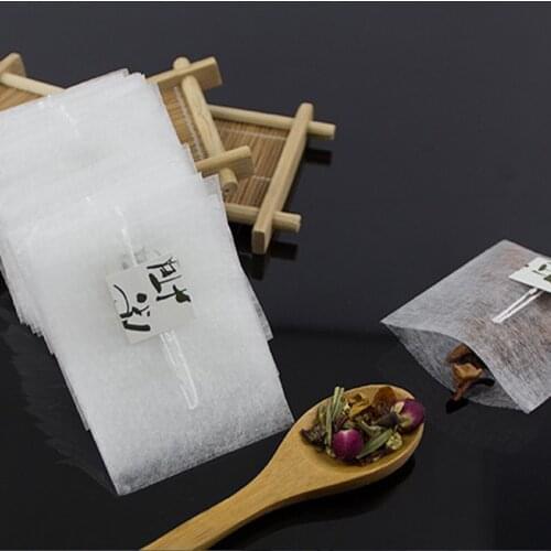 100pcs/lot Corn Fiber Tea Bags Pyramid Shape Heat Sealing Filter Teabags PLA Biodegraded Tea Filters