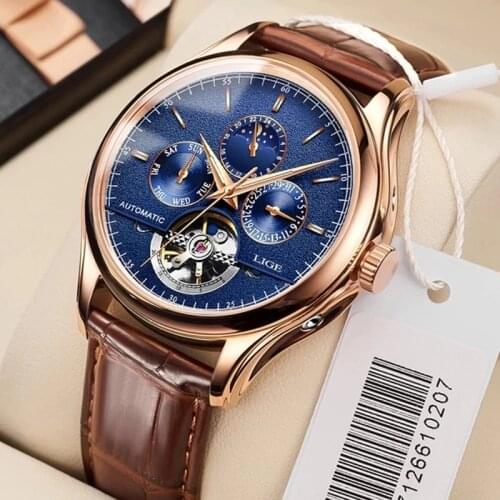 2021 Luxury Men Mechanical Wristwatch Stainless Steel GMT Watch Top Brand Business Sapphire Glass Men Watches reloj hombre 9843