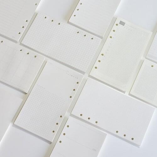 A5 A6 A7 Woodfree Printing Page Diary Inside Paper For Gift School n19 Page Folder Inside Paper Notebook
