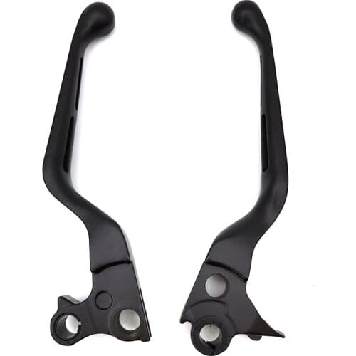 Aluminum Brake Lever Set Slotted Brake Clutch Levers For Harley Davidson 1996-2014