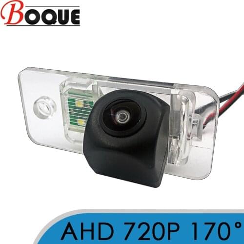 BOQUE 170 Degree 1280x720P HD AHD Car Vehicle Rear View Reverse Camera for Audi RS6 A6 S6 A4 RS4 Q7 A5 S5 A2 A8 S8 A3 S3 RS3