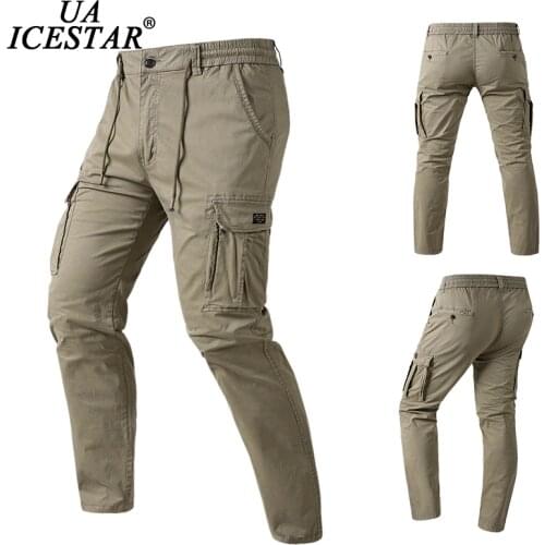 2021 Autumn New Cotton Casual Men Pants Military Outdoor Multi-Pocket Trousers High Quality Comfortable Fashion Cargo Pants Men