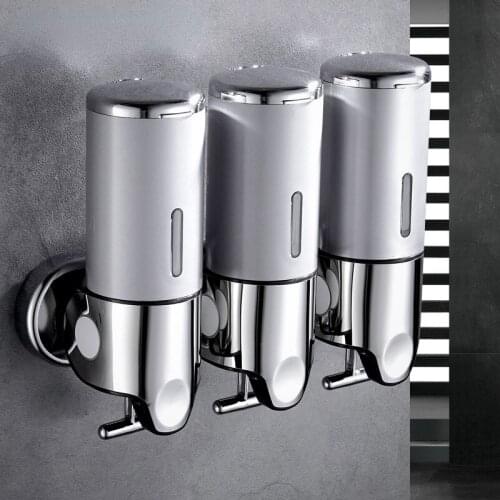 Household Non-perforated Soap Dispenser Toilet Wall-mounted Hand Sanitizer Bottle Bathroom Shampoo Shower Gel Box