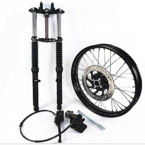 CG125 JH70 Disk Disc Rotor Brake Master Cylinder Caliper Front Motorcycle Wheel Rim With Shock Absorbers Forks