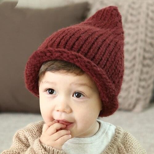 Baby Accessories Costume Knitted Handmade Beanies Hat Newborn Caps